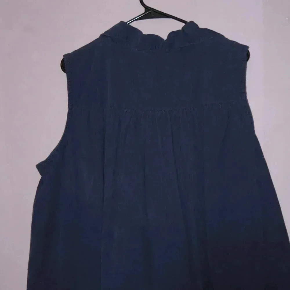 VT Country Store Corduroy Sleeveless Women's Jumper 1X Modest